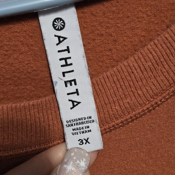 Sold Athleta Coaster Luxe Sweatshirt Women’s Crew Neck - Picture 3 of 4